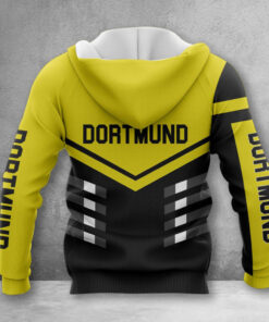 Alternative view of Borussia Dortmund Hoodie Zip Herren | BVB Kapuzenjacke mit Reißverschluss WINA3526