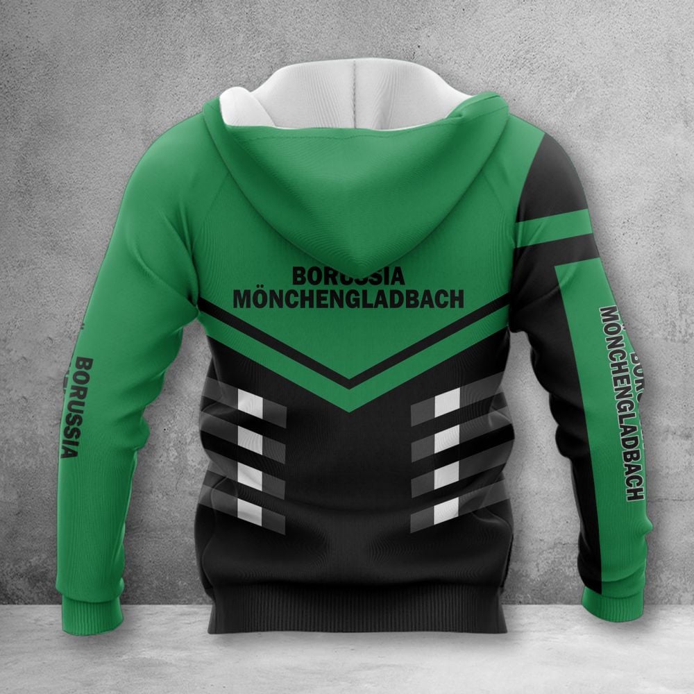 Borussia Mönchengladbach Hoodie Herren | BMG Kapuzenpullover WINA3471 – Bild 2