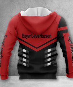 Alternative view of Bayer 04 Leverkusen Hoodie Zip Herren | B04 Kapuzenjacke mit Reißverschluss WINA3525