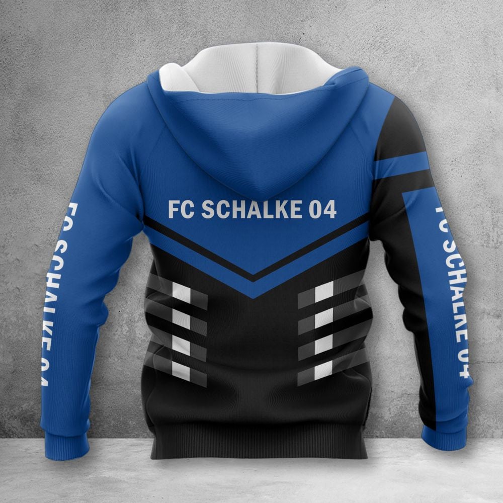 Schalke 04 Hoodie Herren | S04 Kapuzenpullover WINA3534 – Bild 2