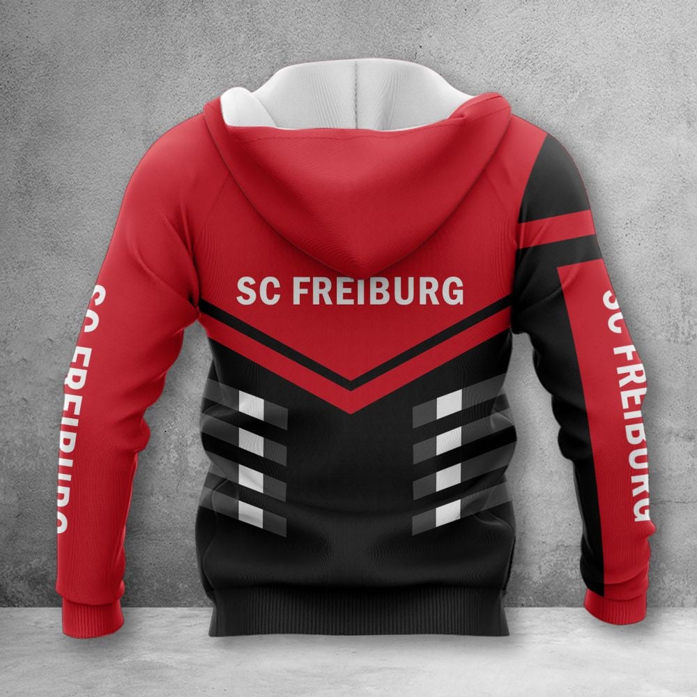 SC Freiburg II Hoodie Herren | SCF II Kapuzenpullover WINA3513 – Bild 2