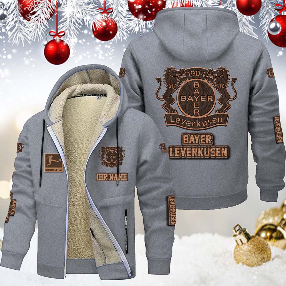 Bayer 04 Leverkusen Gefütterte Kapuzenjacke – Bild 5