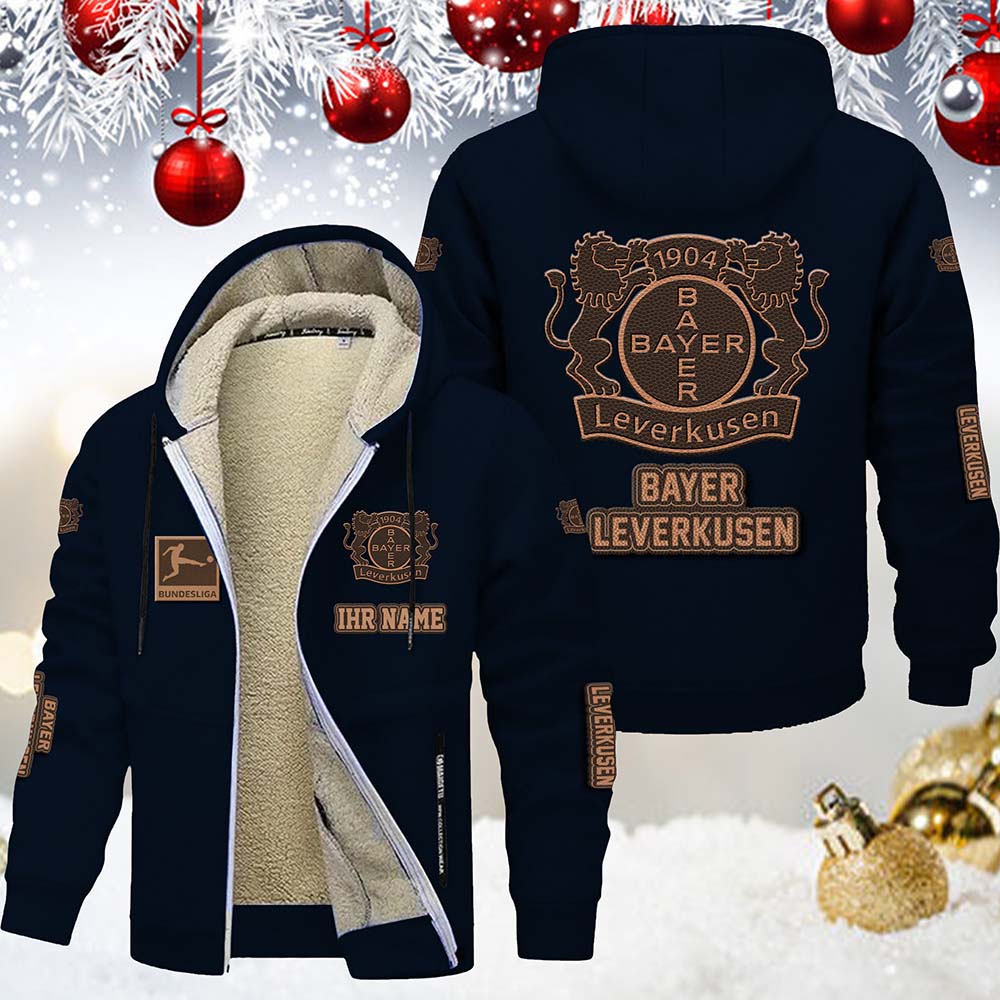 Bayer 04 Leverkusen Gefütterte Kapuzenjacke – Bild 3