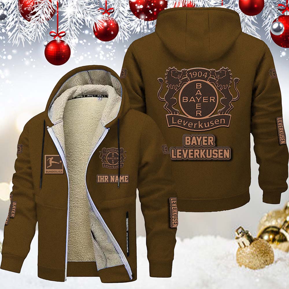 Bayer 04 Leverkusen Gefütterte Kapuzenjacke – Bild 7