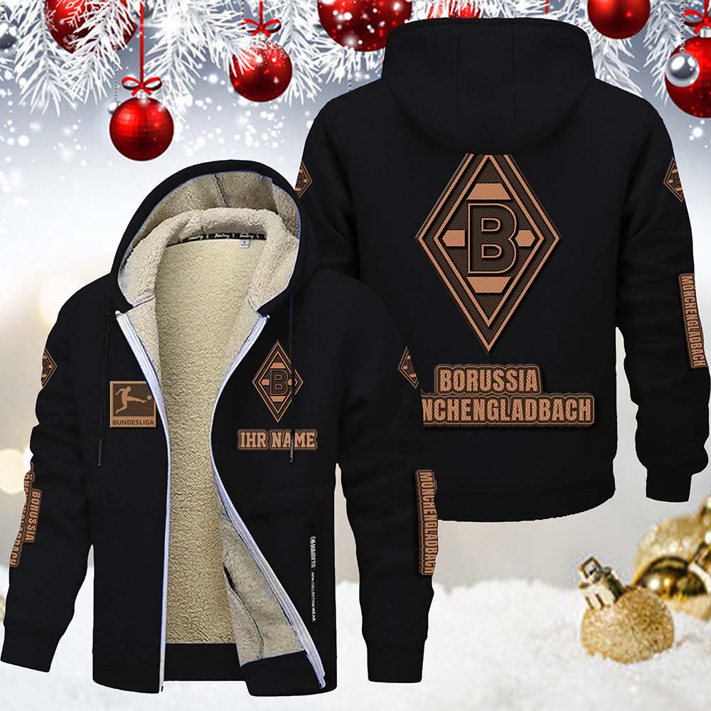 Borussia Mönchengladbach Gefütterte Kapuzenjacke – Bild 2