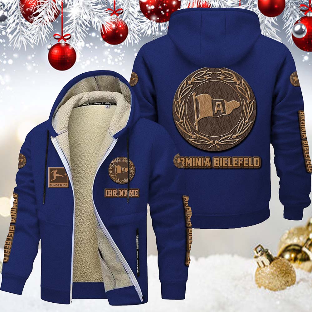DSC Arminia Bielefeld Gefütterte Kapuzenjacke – Bild 4