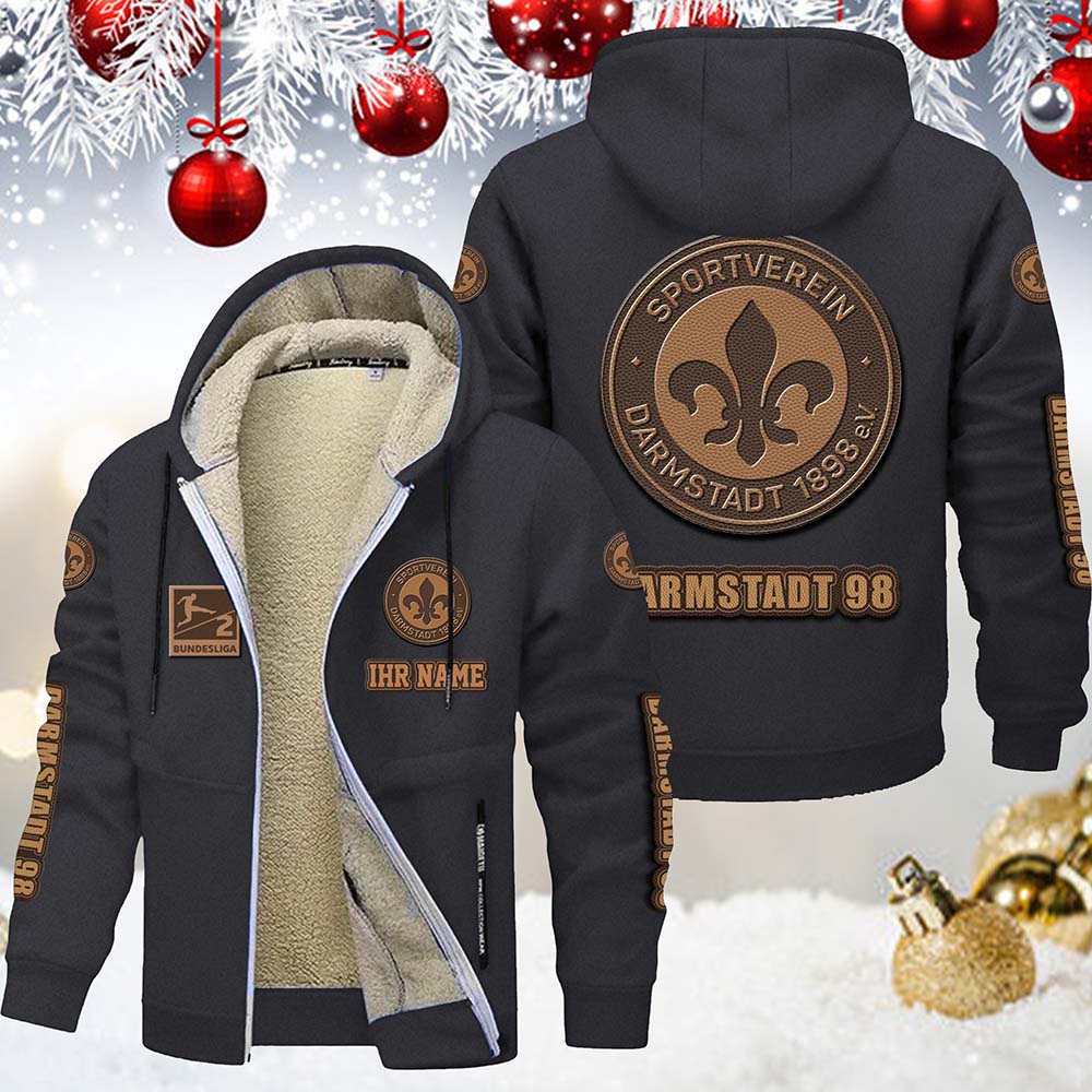 Darmstadt 98 Gefütterte Kapuzenjacke – Bild 6