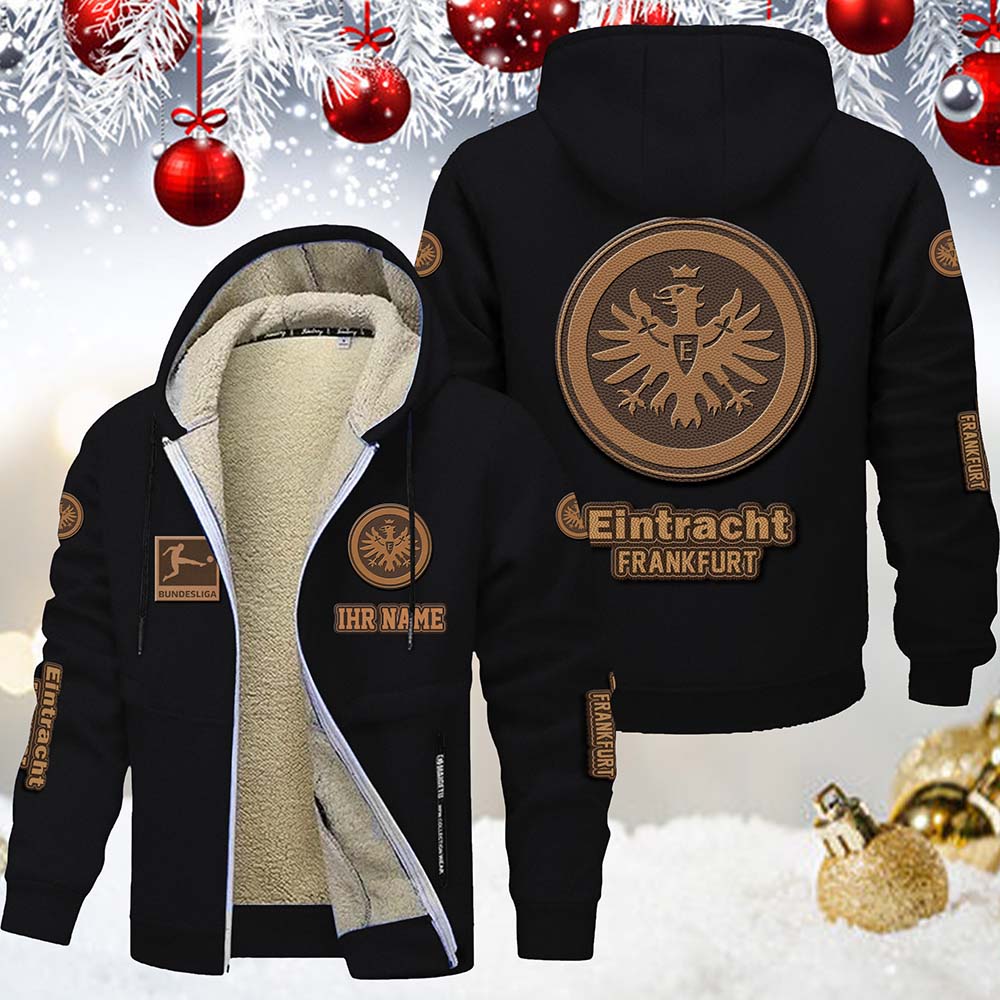 Eintracht Frankfurt Gefütterte Kapuzenjacke – Bild 2