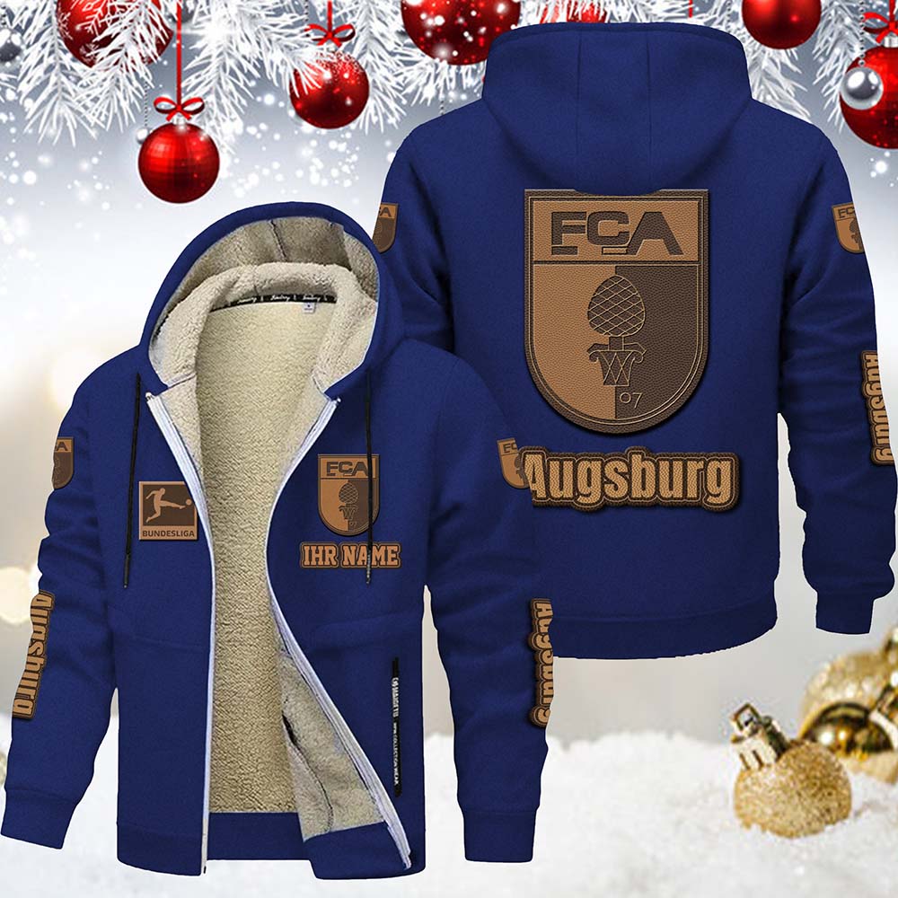 FC Augsburg Gefütterte Kapuzenjacke – Bild 4