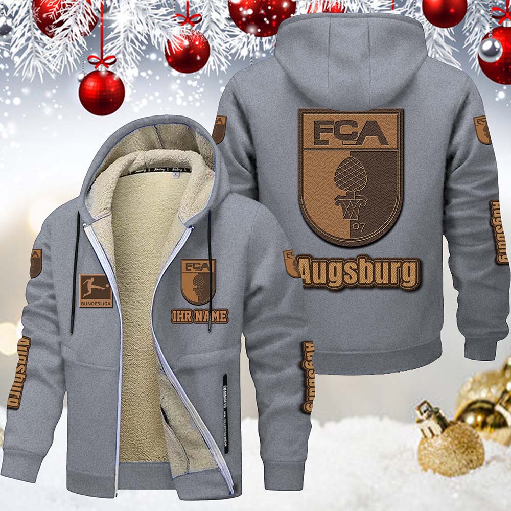 FC Augsburg Gefütterte Kapuzenjacke – Bild 5