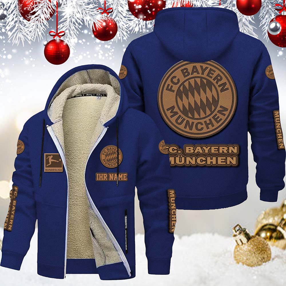 FC Bayern München Gefütterte Kapuzenjacke – Bild 4