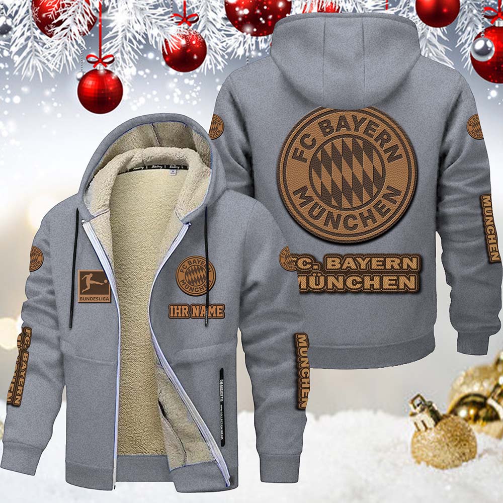 FC Bayern München Gefütterte Kapuzenjacke – Bild 5