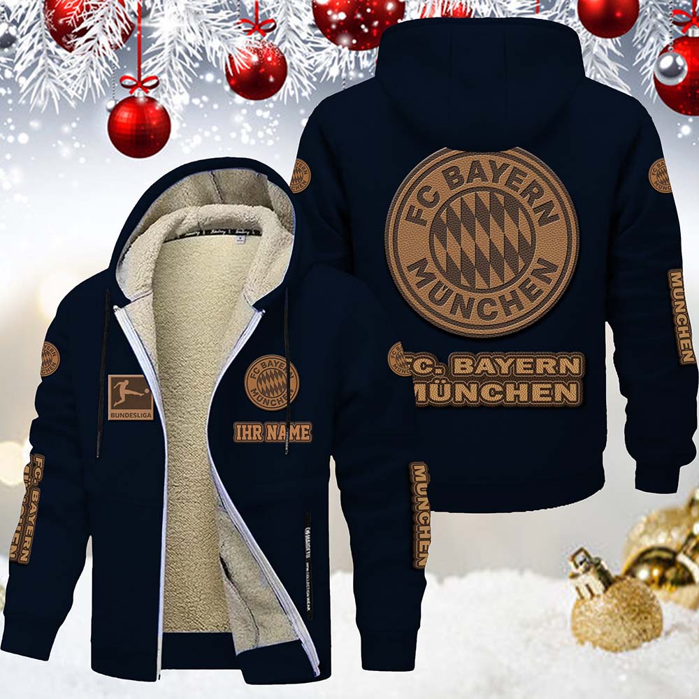 FC Bayern München Gefütterte Kapuzenjacke – Bild 3