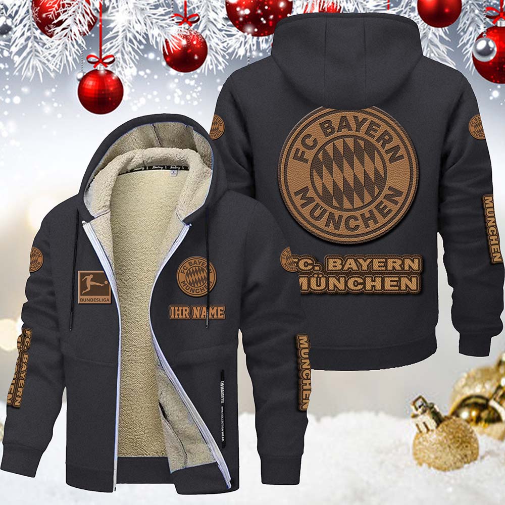 FC Bayern München Gefütterte Kapuzenjacke – Bild 6