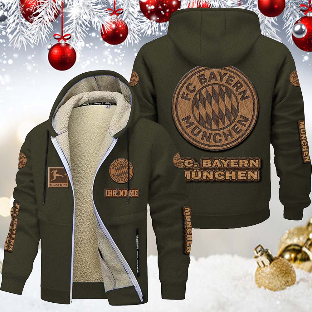 FC Bayern München Gefütterte Kapuzenjacke – Bild 9