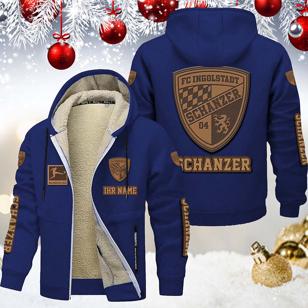 FC Ingolstadt Schanzer Gefütterte Kapuzenjacke – Bild 4