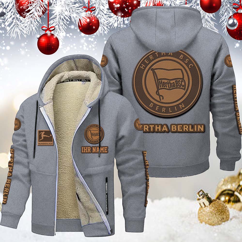 Hertha Berlin Gefütterte Kapuzenjacke – Bild 5