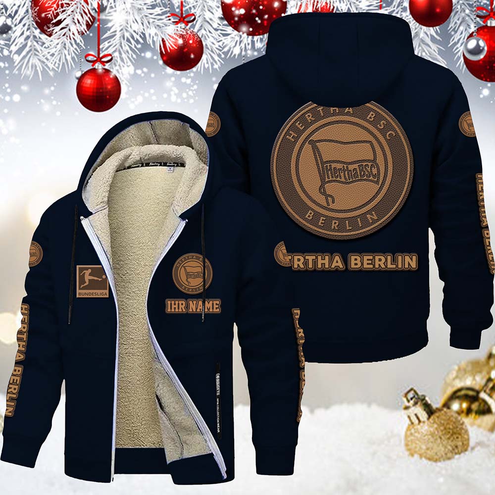 Hertha Berlin Gefütterte Kapuzenjacke – Bild 3