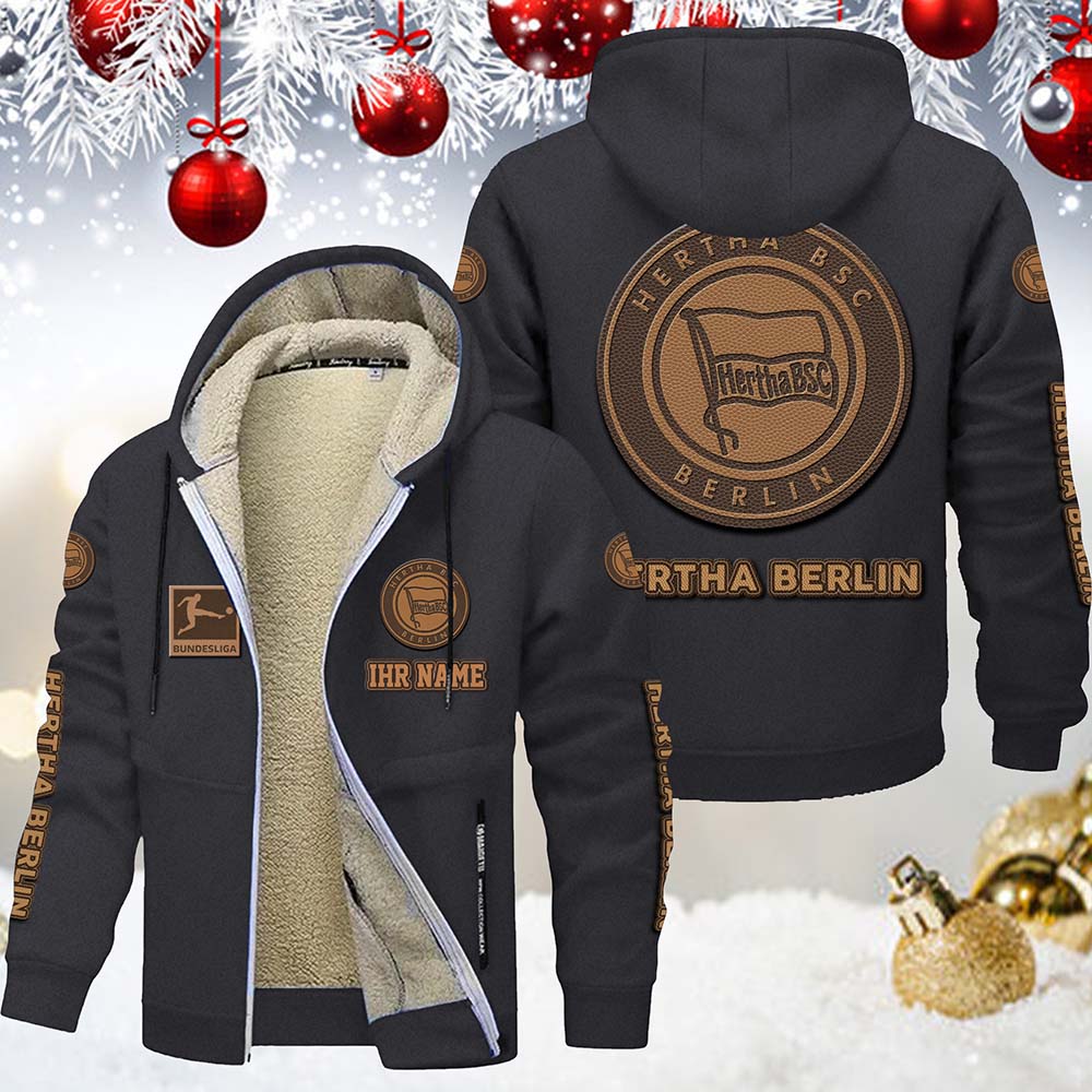 Hertha Berlin Gefütterte Kapuzenjacke – Bild 6