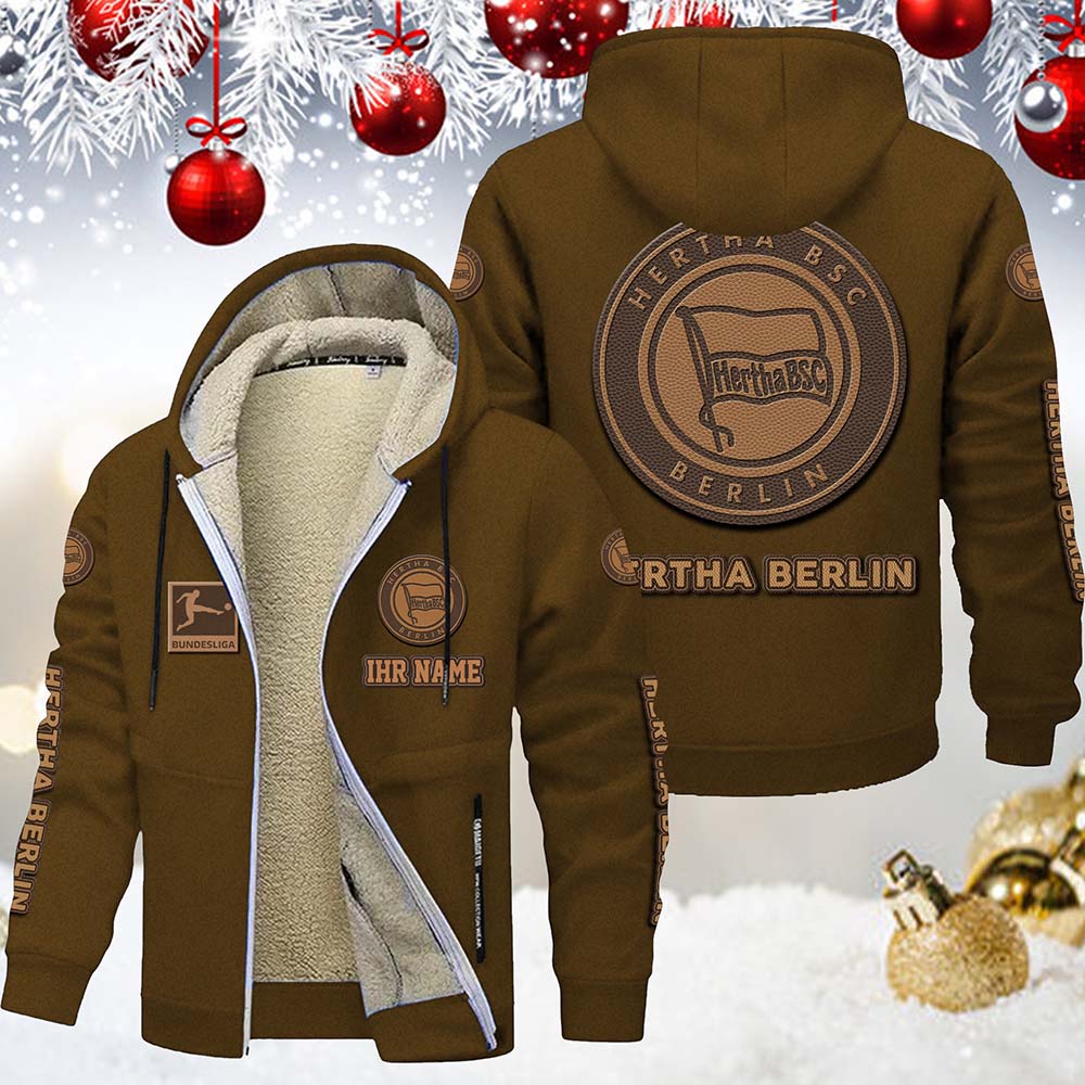 Hertha Berlin Gefütterte Kapuzenjacke – Bild 7