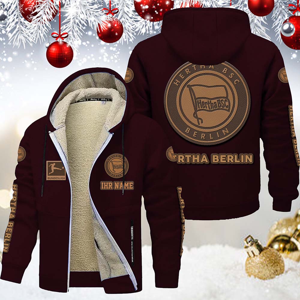 Hertha Berlin Gefütterte Kapuzenjacke – Bild 8