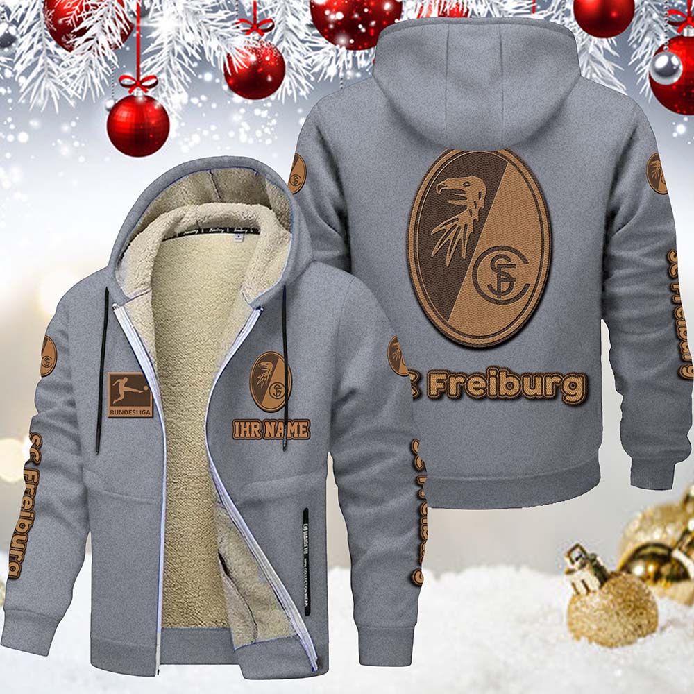 SC Freiburg Gefütterte Kapuzenjacke – Bild 5