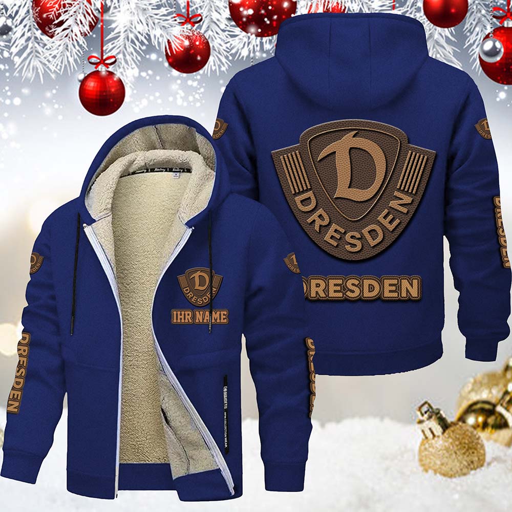 SG Dynamo Dresden Gefütterte Kapuzenjacke – Bild 4
