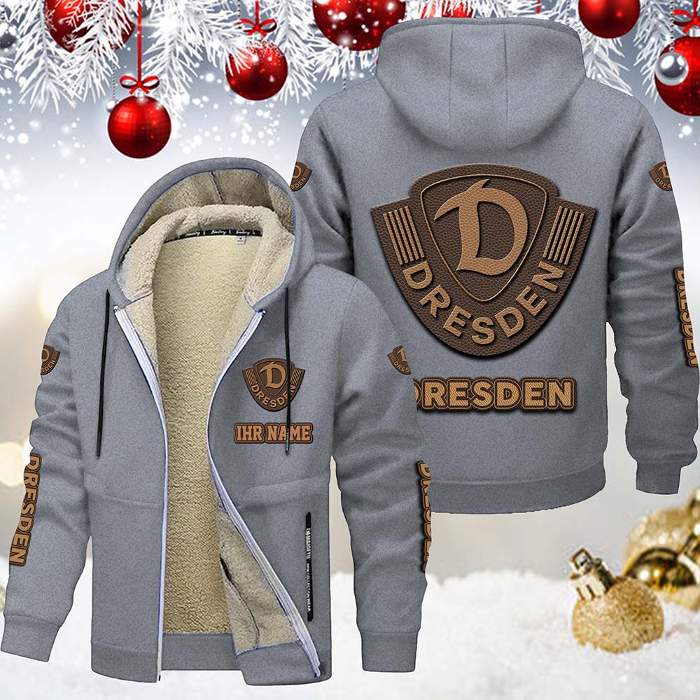 SG Dynamo Dresden Gefütterte Kapuzenjacke – Bild 5