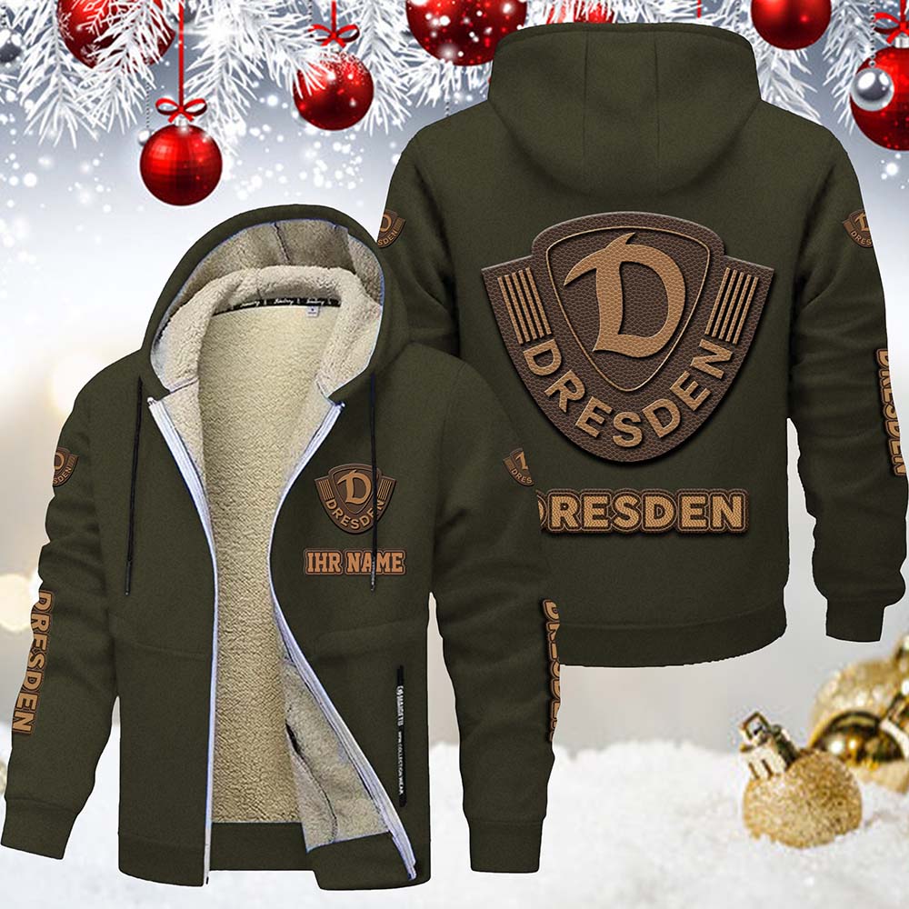 SG Dynamo Dresden Gefütterte Kapuzenjacke – Bild 9
