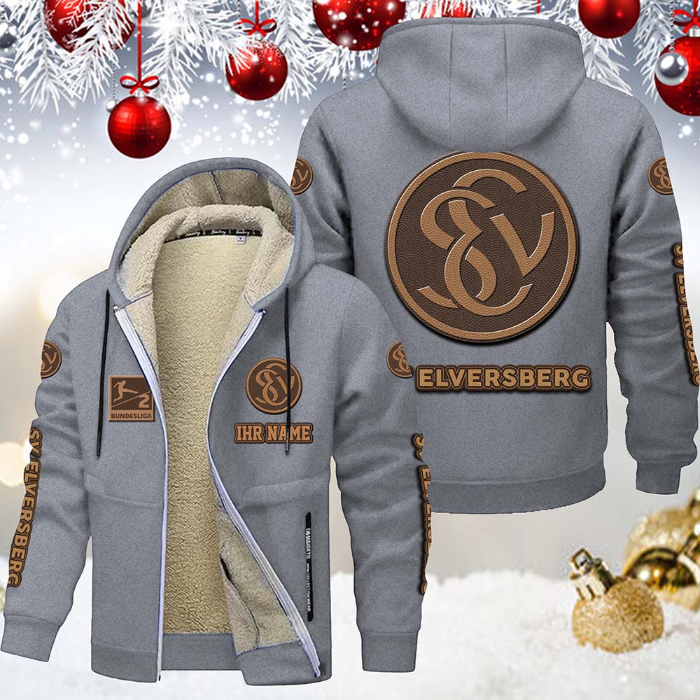SV 07 Elversberg Gefütterte Kapuzenjacke – Bild 5