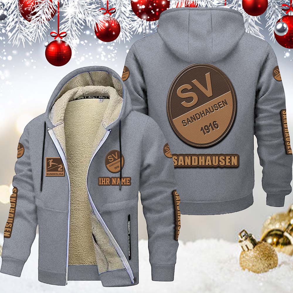 SV Sandhausen Gefütterte Kapuzenjacke – Bild 5