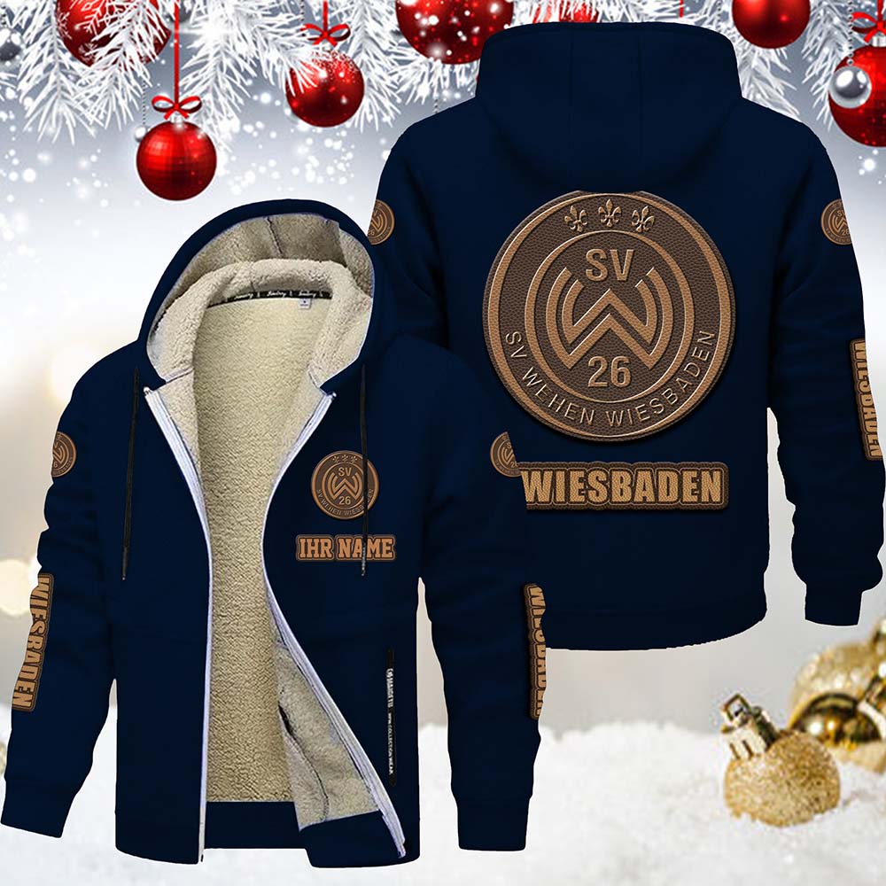 SV Wehen Wiesbaden Gefütterte Kapuzenjacke – Bild 3