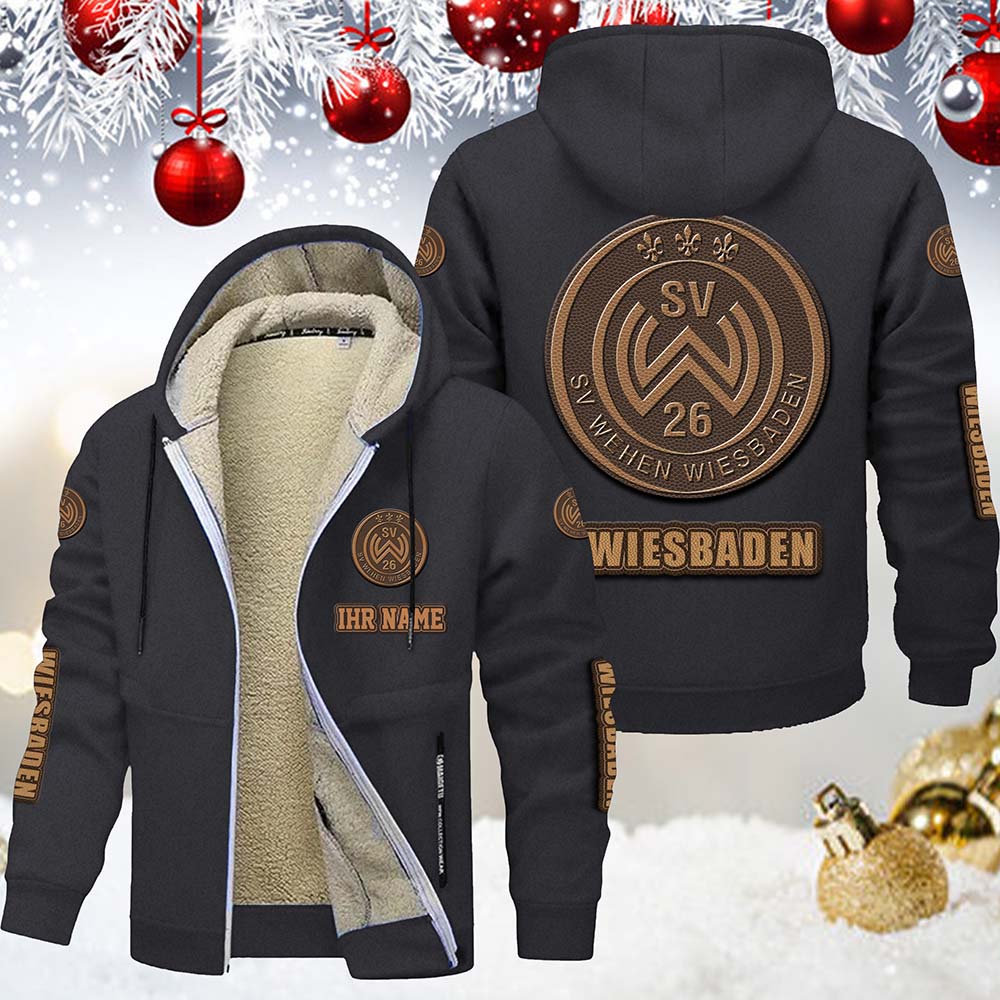 SV Wehen Wiesbaden Gefütterte Kapuzenjacke – Bild 6