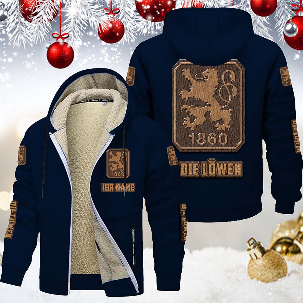 TSV 1860 München Gefütterte Kapuzenjacke – Bild 3