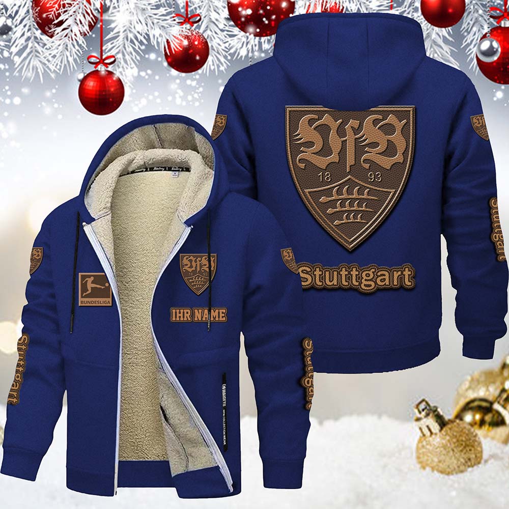 VfB Stuttgart Gefütterte Kapuzenjacke – Bild 4