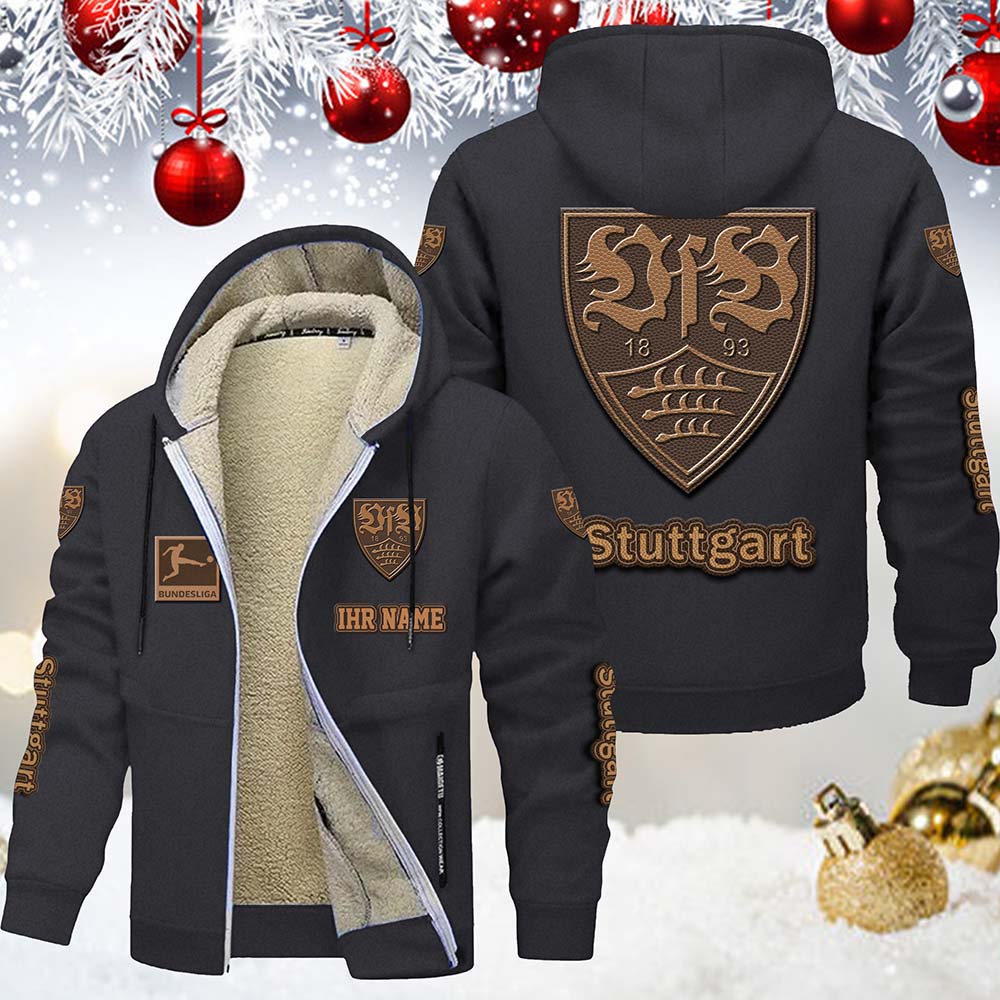 VfB Stuttgart Gefütterte Kapuzenjacke – Bild 6