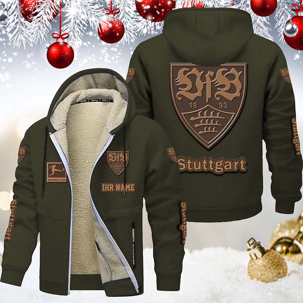 VfB Stuttgart Gefütterte Kapuzenjacke – Bild 9