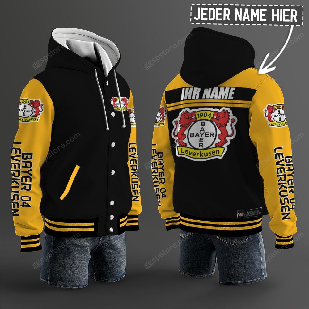 Bayer 04 Leverkusen Hoodie Jacke – Bild 4