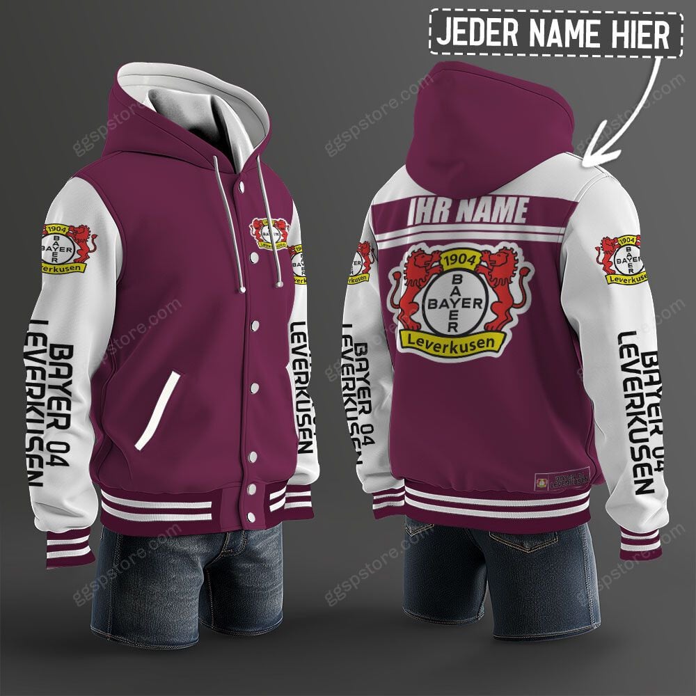 Bayer 04 Leverkusen Hoodie Jacke – Bild 14