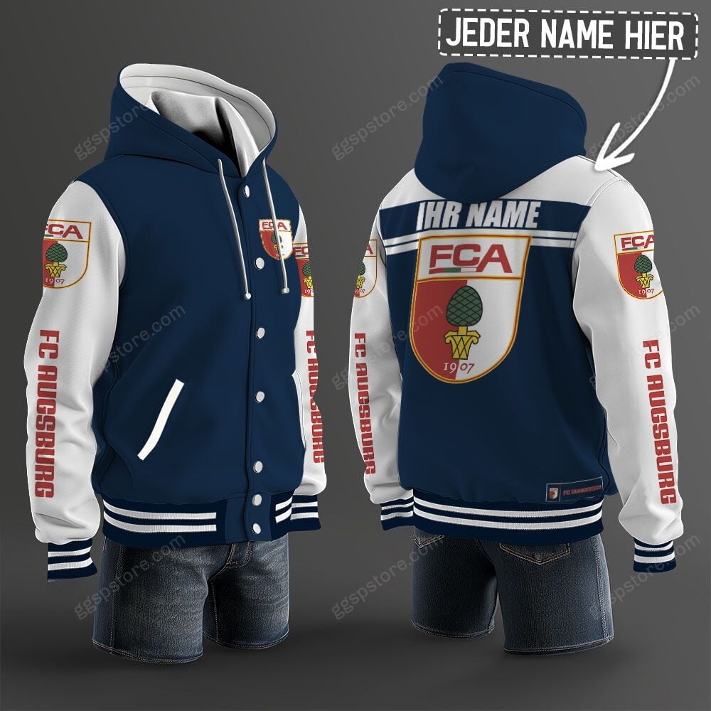 FC Augsburg Hoodie Jacke – Bild 5