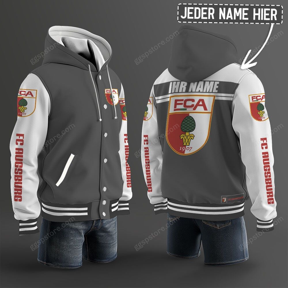 FC Augsburg Hoodie Jacke – Bild 13