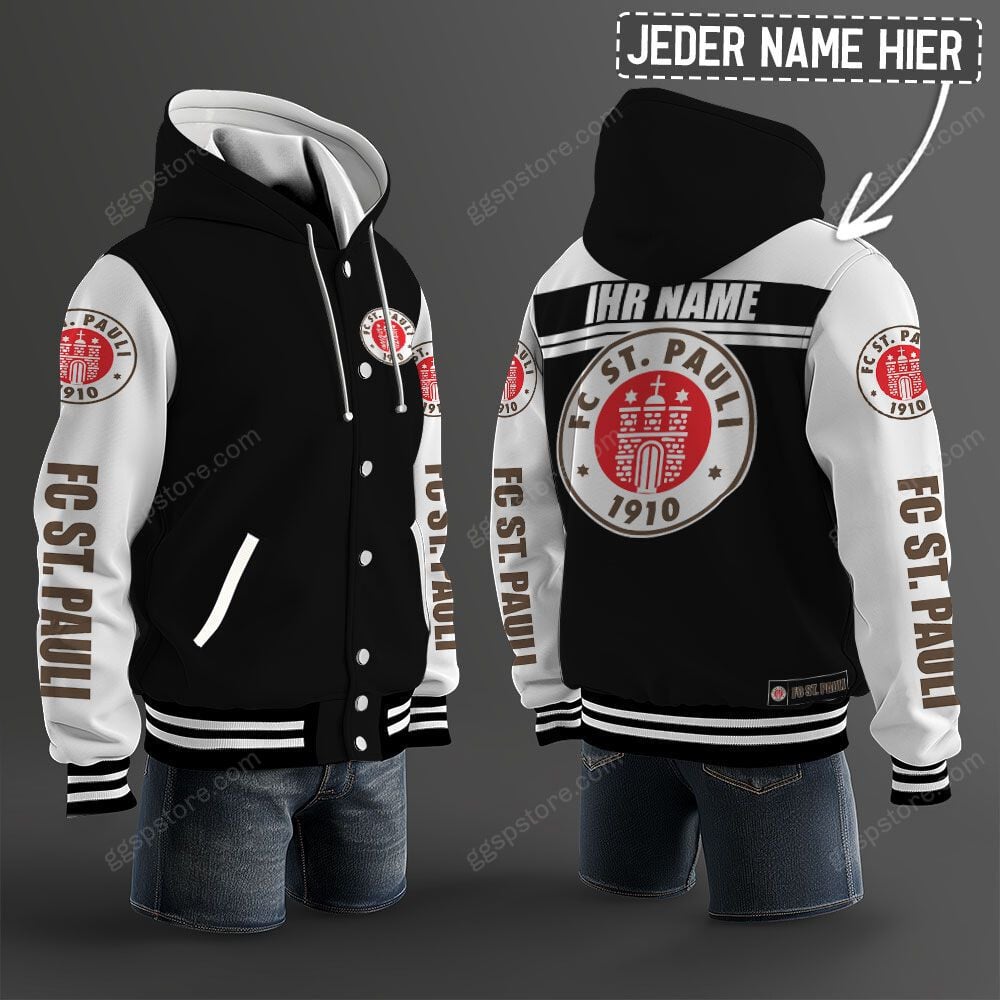 FC St. Pauli Hoodie Jacke – Bild 3