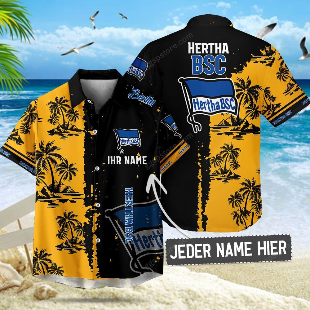 Hertha BSC 3 Sommerhemd Hawaiihemd