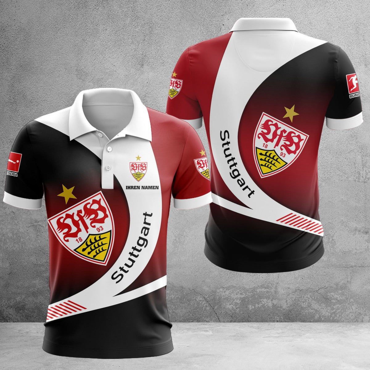 VfB Stuttgart Poloshirt | VfB Polohemd WINA11465