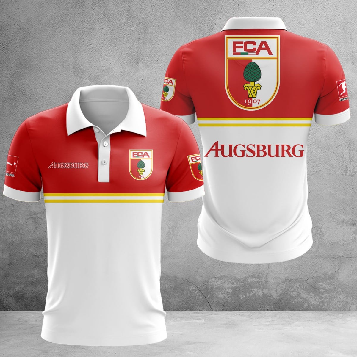FC Augsburg Poloshirt | FCA Polohemd WINA11839