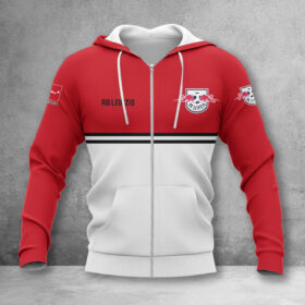 RB Leipzig Hoodie Zip Herren | RBL Kapuzenjacke mit Reißverschluss WINA11842