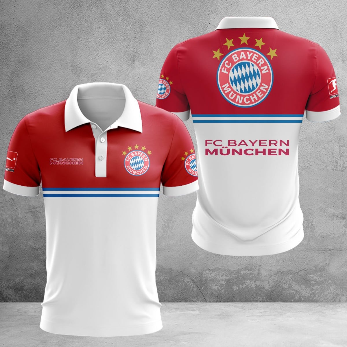 Bayern München Poloshirt | FCB Polohemd WINA11840