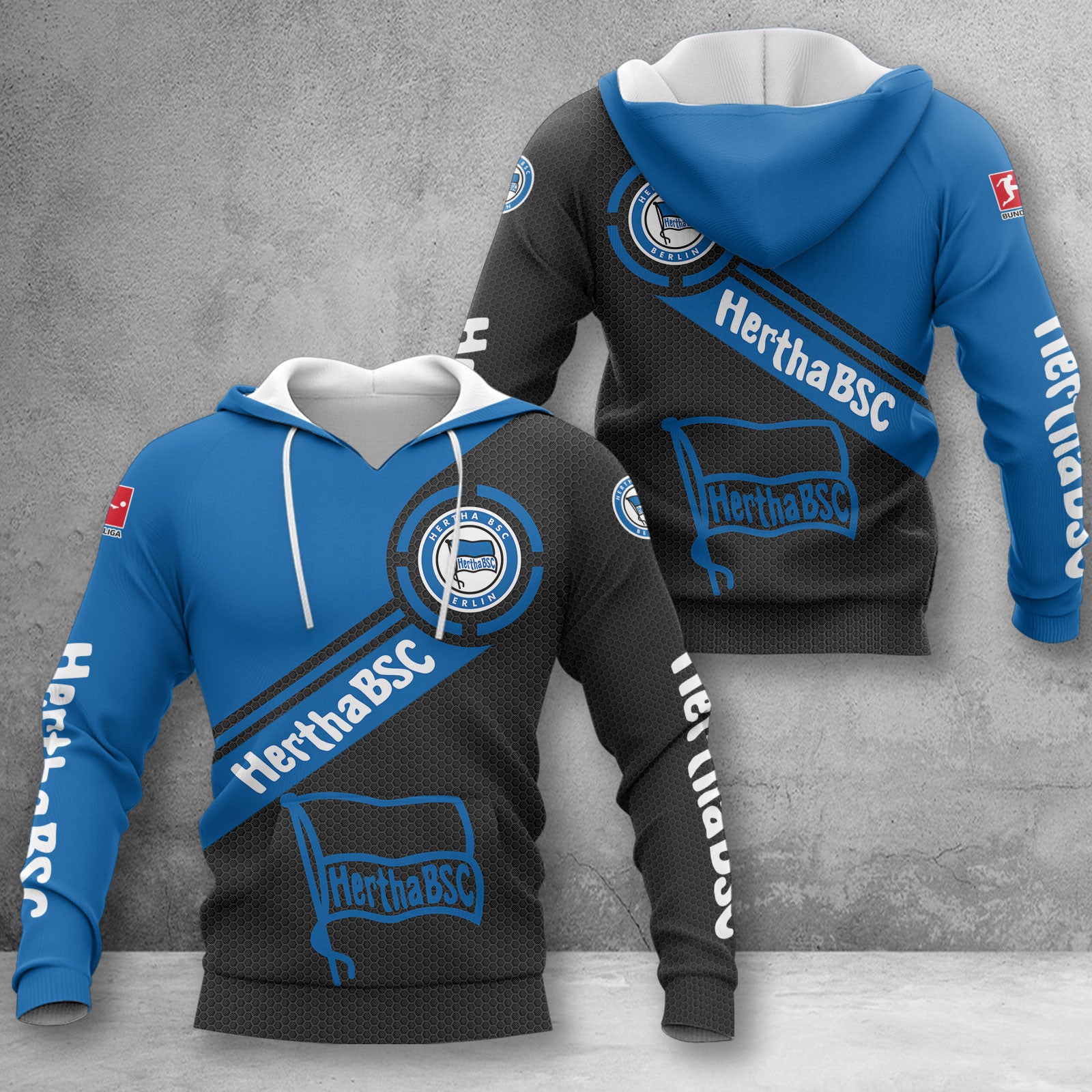 Hertha BSC Hoodie Herren | Hertha Kapuzenpullover WINA2861