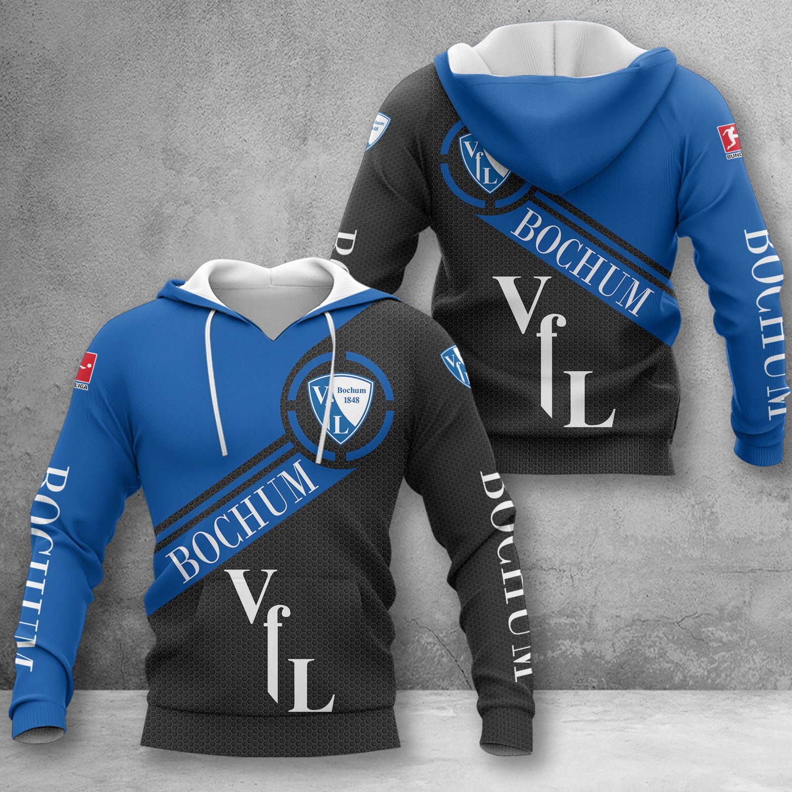 VfL Bochum Hoodie Herren | VfL Kapuzenpullover WINA2868