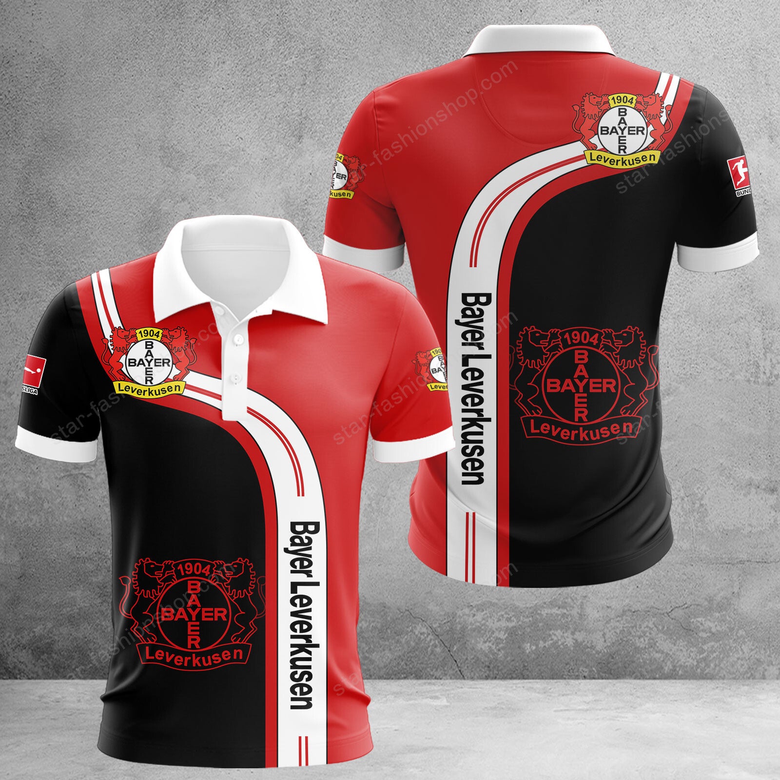 Bayer 04 Leverkusen Poloshirt | B04 Polohemd WINA2799